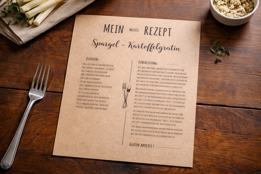 Spargel - Kartoffelgratin