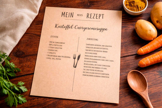 Kartoffel Currycremesuppe